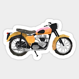 classic motorbike Sticker